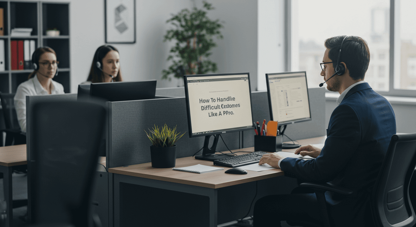 Handle Difficult Customers Like a Pro